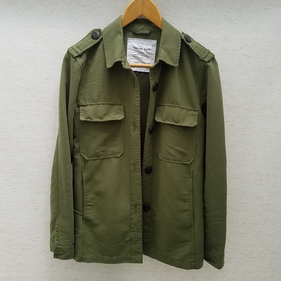 Garage Tops - Garage Army Green Long Sleeve Shirt